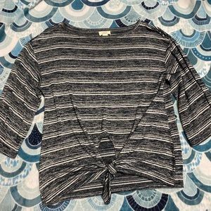 XS Loft striped lounge shirt
